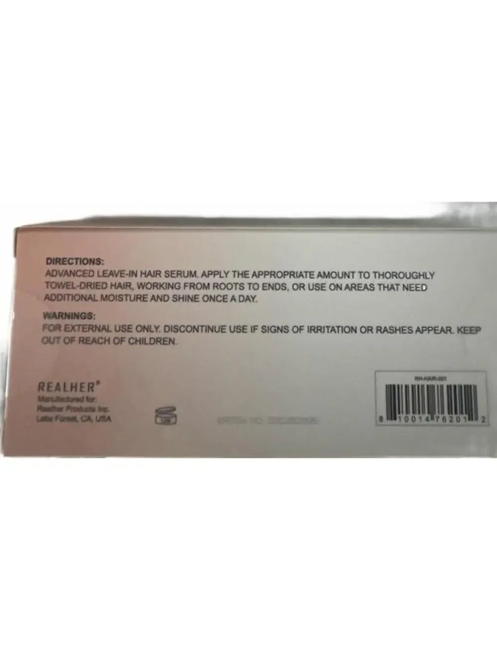 RealHer I Am Protected Hair Serum 33 ml / 1.11 fl oz